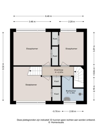 Floorplan - Orionstraat 23, 7782 RE De Krim